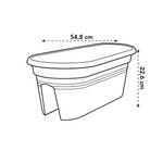 green basics flower bridge 55cm living schwarz